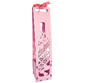 Декоративный ящик для вина, Выпьем за любовь, Розовый, 9*41*9 см, 1 шт.