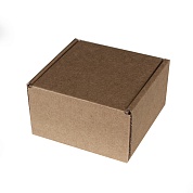 Коробка складная, Крафт, 10*10*6 см, 1 шт.