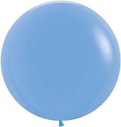 Шар (24''/61 см) Голубой (040), пастель, 3 шт.