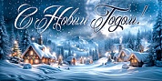Конверты для денег, С Новым Годом! (сказочные домики), 10 шт.