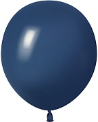 Шар (18''/46 см) Темно-синий, пастель ретро, 10 шт.