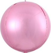 Шар (11''/28 см) Мини-сфера 3d, Розовый, 1 шт.