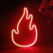 Световая фигура Пламя, Красный, 18,7*28,5 см. 1 шт.