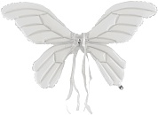 Шар-Крылья (36''/91 см) Бабочка, Белый, 1 шт.