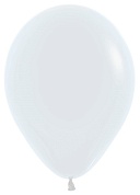 Шар (18''/46 см) Белый (005), пастель, 25 шт.