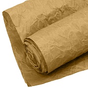 Упаковочная жатая бумага (0,7*4,57 м) Эколюкс, Крафт, 1 шт.