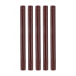 Набор стержней для сургучной печати 0,7*9,8 см, Темно-коричневый, 5 шт.