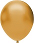 Шар (12''/30 см) Золото (922), металлик, 50 шт.