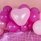 Сердце (10''/25 см) Розовый, пастель, 100 шт.