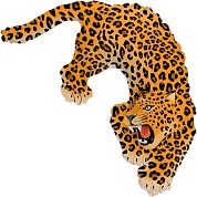 Шар (42''/107 см) Фигура, Дикий леопард, 1 шт.