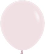 Шар (18''/46 см) Макарунс, Нежно-розовый (609), пастель, 25 шт.