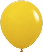 Шар (18''/46 см) Медово-желтый (021), пастель, 25 шт.