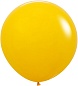 Шар (24''/61 см) Медово-желтый (021), пастель, 3 шт.