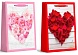 Пакет подарочный, Цветочное сердце, 72*50*18 см, 1 шт.