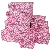 Набор коробок Розовая пантера, 33*20*13 см, 10 шт. 