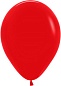 Шар (5''/13 см) Красный (015), пастель, 100 шт.