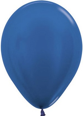 Шар (12''/30 см) Синий (540), металлик, 50 шт.