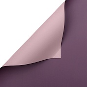 Упаковочная пленка 65мкр (0,57*10 м) Двухцветная, Розовый/Фиолетовый, Матовый, 1 шт.