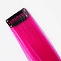 Цветные пряди для волос, на заколке, 5 гр., Розовый микс, 50*3,3 см, 6 шт. 