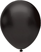 Шар (12''/30 см) Черный (807), пастель, 12 шт.
