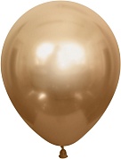 Шар (12''/30 см) Золото (522), хром, 12 шт.