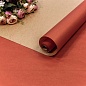 Упаковочная бумага, Крафт 40гр (0,7*10 м) Верже, Красный, 1 шт.