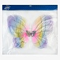 Крылья, Нежная бабочка, Радужный/Полупрозрачный, с блестками, 48*37 см, 1 шт. 