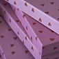 Набор коробок Сердечки, Розовый, 30*20*13 см, 10 шт. 