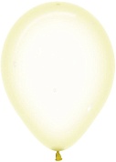 Шар (12''/30 см) Макарунс, Хрустально-желтый (321), кристалл, 100 шт.