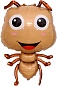 Шар (30''/76 см) Фигура, Веселый муравей, 1 шт.