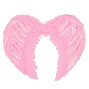 Крылья, Ангел, Размер S, Розовый, 45*35 см, 1 шт. 