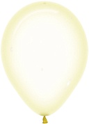 Шар (5''/13 см) Макарунс, Хрустально-желтый (321), кристалл, 100 шт.