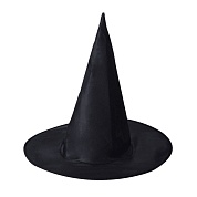 Шляпа Ведьмы, Черный, 1 шт.