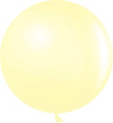 Шар (36''/91 см) Макарунс, Неаполитанский желтый, пастель, 10 шт.