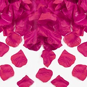 Искусственные лепестки роз, Фуксия, 5,5*5,5 см, 150 г.