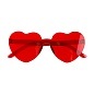 Карнавальные очки, Сердца, Красный, 14*5 см, 1 шт. 