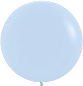 Шар (36''/91 см) Макарунс, Нежно-голубой (640), пастель, 2 шт.