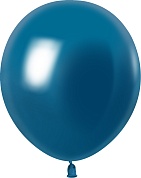 Шар (5''/13 см) Синий, хром, 50 шт.