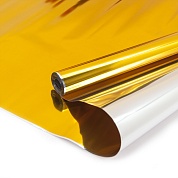 Упаковочная пленка (0,6*8,7 м) Цветной металл, Золото, 1 шт.