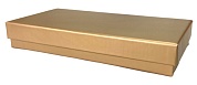 Коробка подарочная Золотистый, 12*23*4 см, 1 шт.
