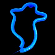 Световая фигура Призрак, 19*25,5 см. Синий, 1 шт.