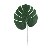 Лист Монстера, искусственный, Зеленый, 54*28,5 см, 5 шт.