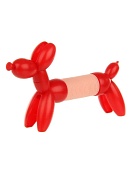 Игрушка - тянучка, Собачка из шаров, Красный, 12*3*7 см, 1 шт. 