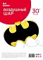 Шар (30''/76 см) Фигура, Бэтмен, Летучая мышь, 1 шт. в уп.
