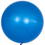 Шар (18''/46 см) Сфера 3D, Deco Bubble, Синий, Глянец, 10 шт.