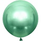 Шар (36''/91 см) Зеленый, хром, 1 шт.