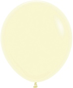 Шар (18''/46 см) Макарунс, Светло-желтый (620), пастель, 25 шт.