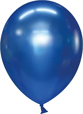 Шар (12''/30 см) Синий, металлик, 100 шт.