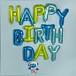 Набор шаров-букв (16''/41 см) Мини-Надпись "Happy Birthday", Ассорти для мальчика, 1 шт. в уп. 