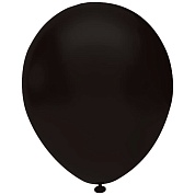 Шар (12''/30 см) Черный (807), пастель, 50 шт.